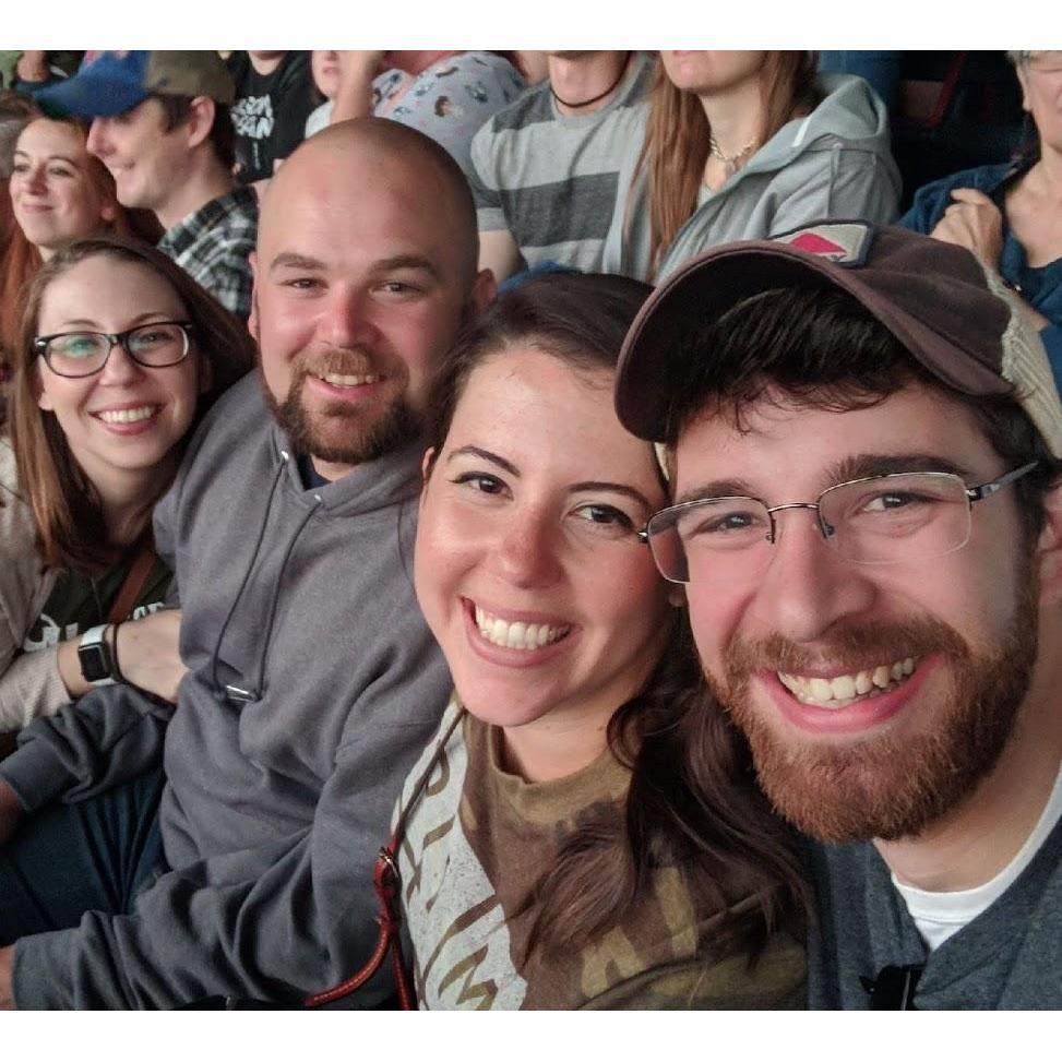 Our third Zac Brown Band concert, accompanied by Sam's sister Hayley and her husband, Josh