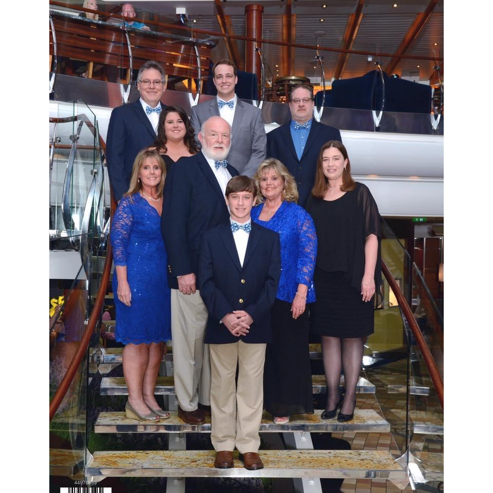 Formal cruise night for the Cambrons and Nappers! :) All the men look so sharp in their bowties!