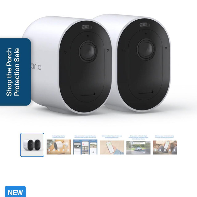 Pro Wide Angle 2K HDR Security Camera - 6th Gen | Arlo