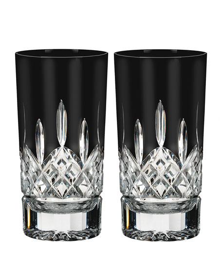 Waterford CrystalSet of 2 Lismore Black Highballs