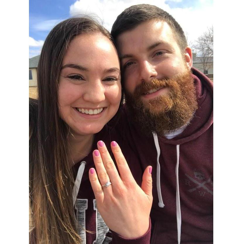 The day Matt proposed!!!
(March 1st, 2020)