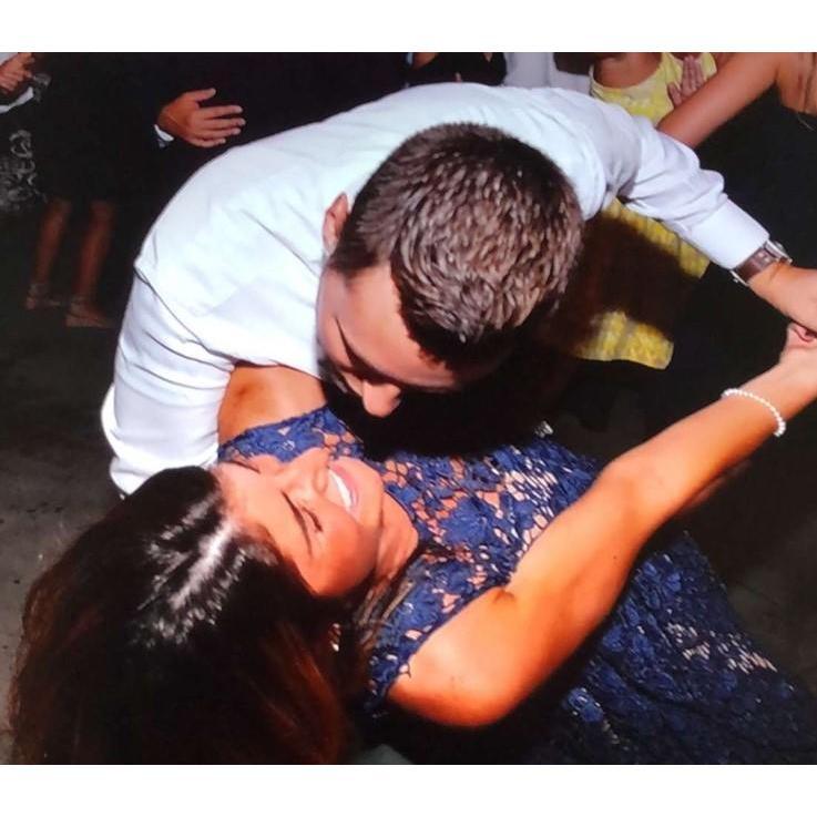 A little dip at the Lanman wedding