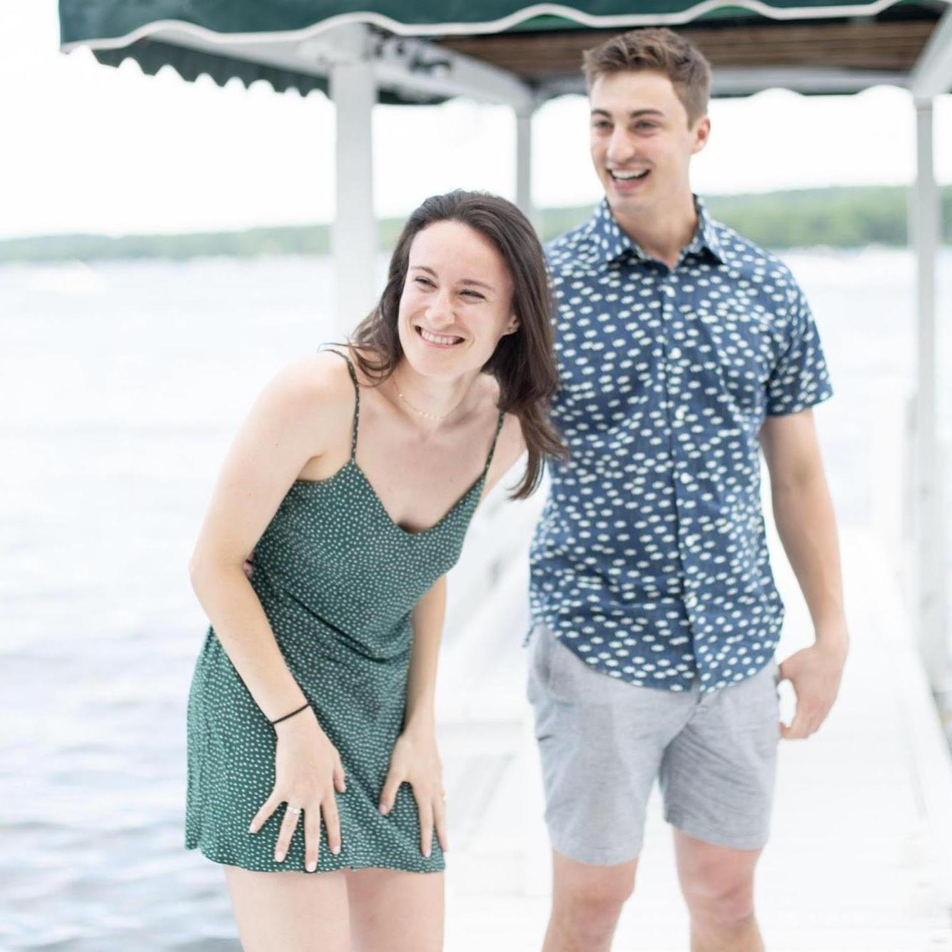 The day we got engaged at Lake Geneva, WI! 6/18/2021