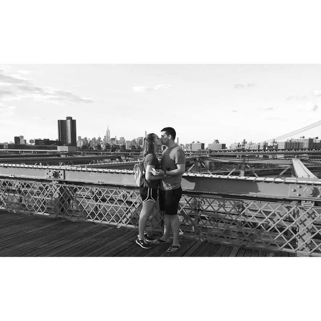 On the Brooklyn Bridge