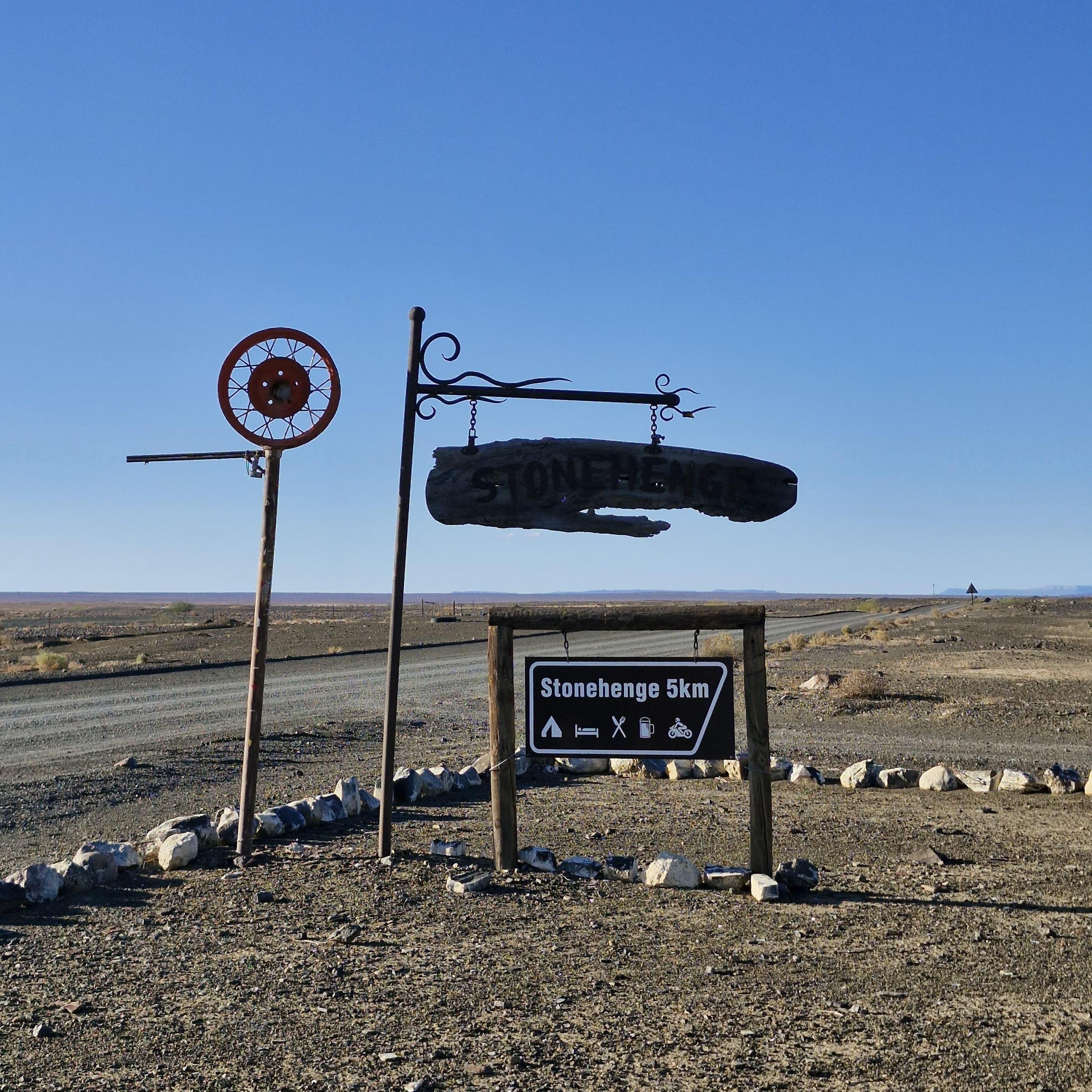 When you see this sign, you're almost there!