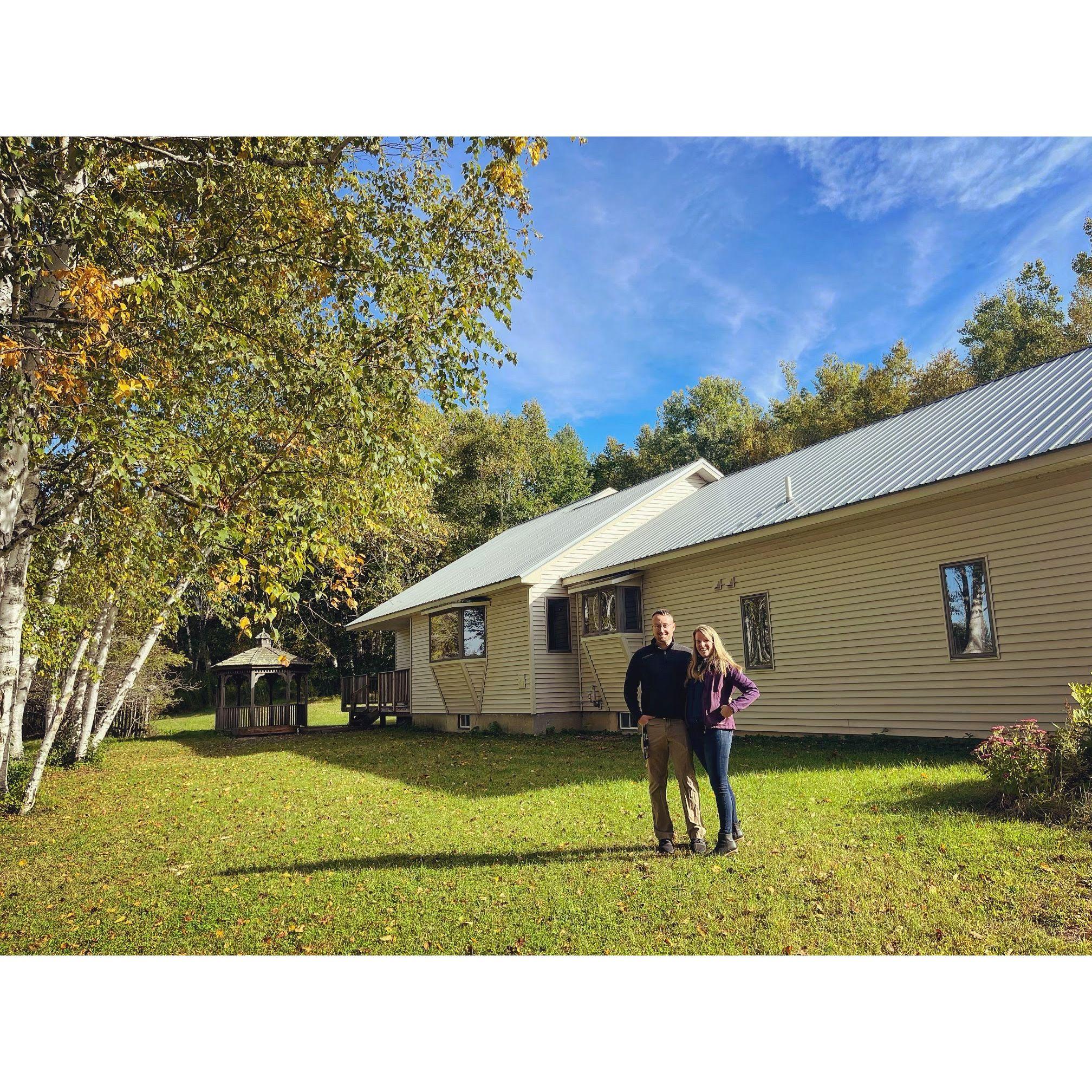 Our first house.