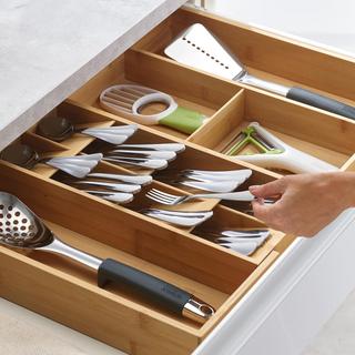 DrawerStore Bamboo Expandable Utensil Organizer