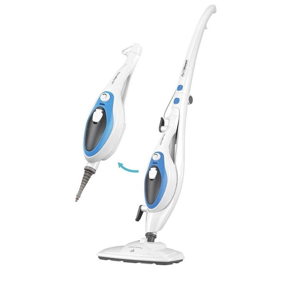 PurSteam 10-in-1 Steam Mop, Floor Steamer with Detachable Handheld Steam Cleaner for Tile, Hardwood Floors