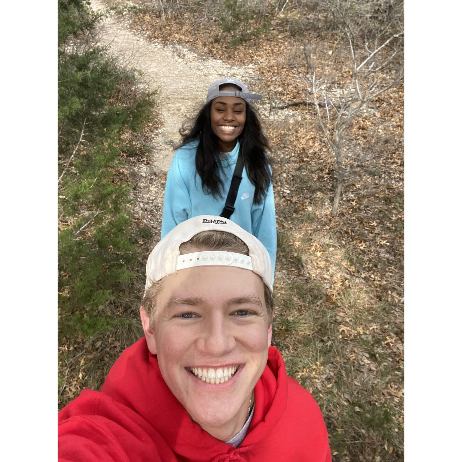 Hiking at Friedrich Park in San Antonio