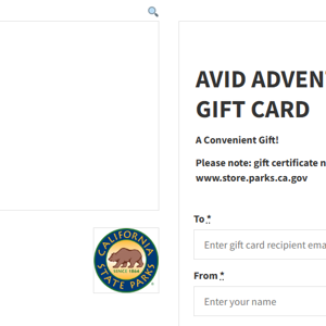 State Parks Gift Card