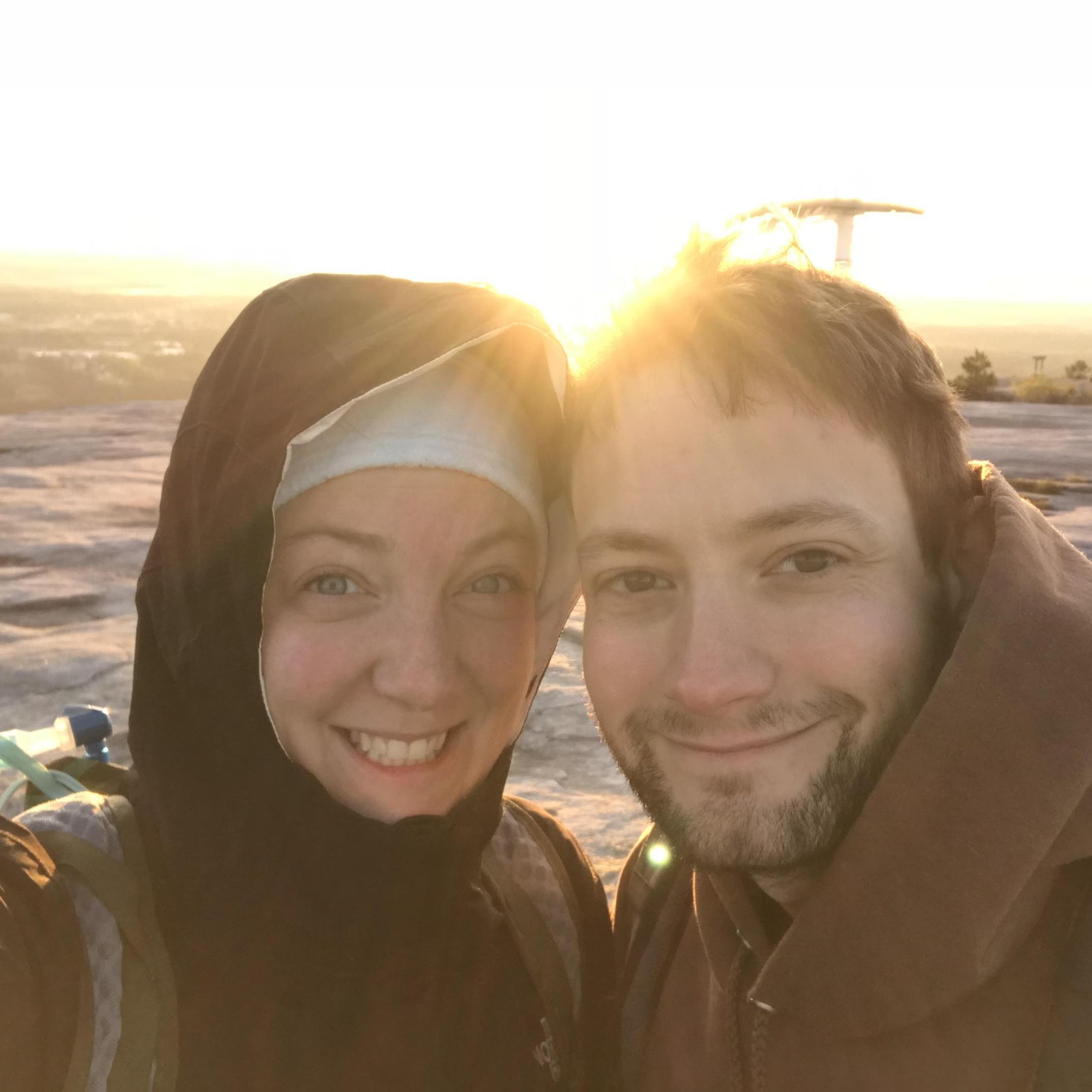 Sunrise hike at Stone Mountain