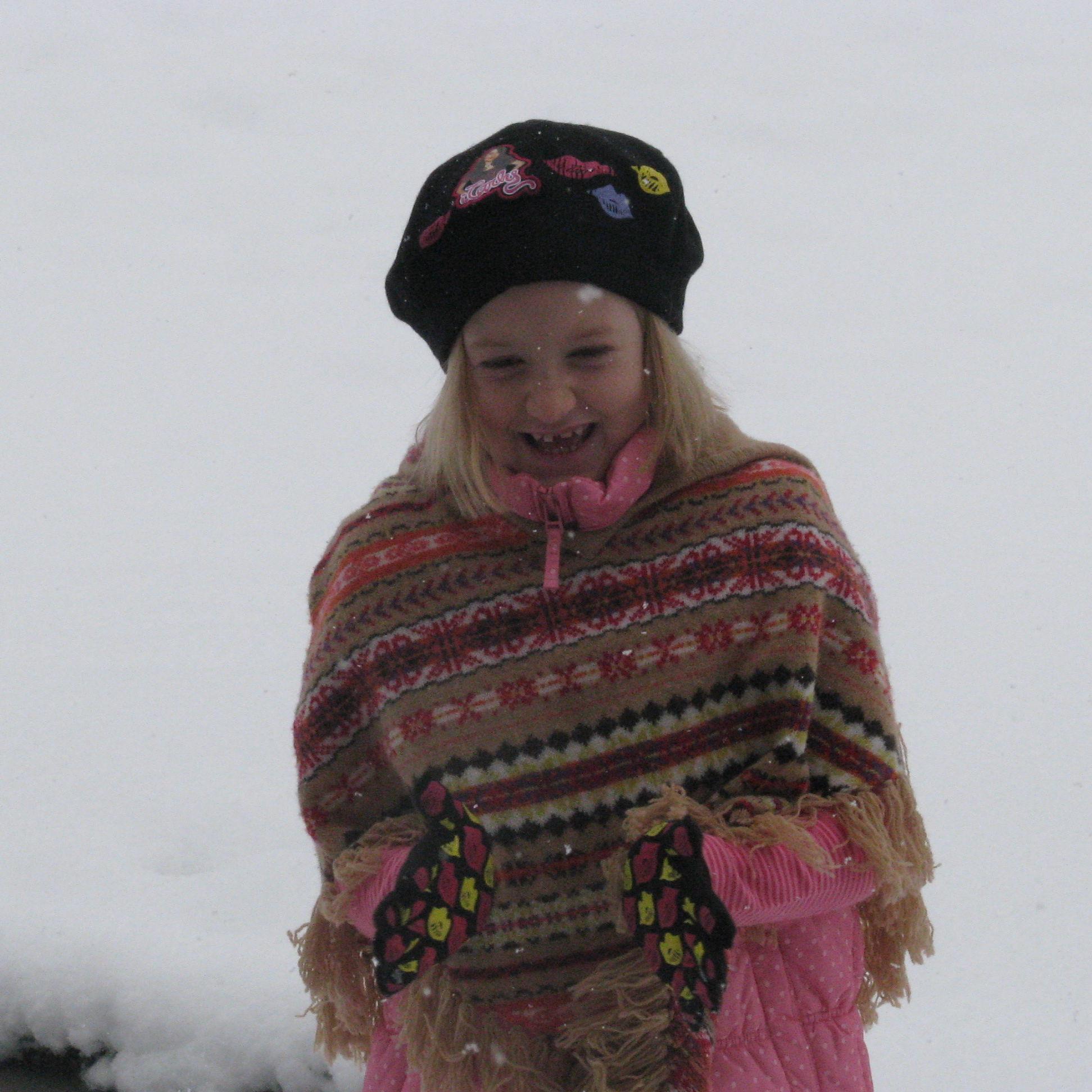 The bride in the snow in 2010