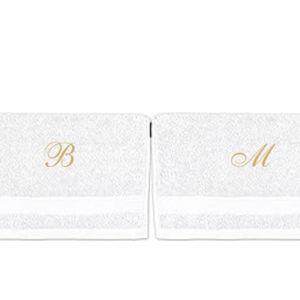 Personalized Washcloths | Set of 2 | Genuine Turkish Cotton | Oeko-Tex Certified | Personalized Towels | Bathroom Towels