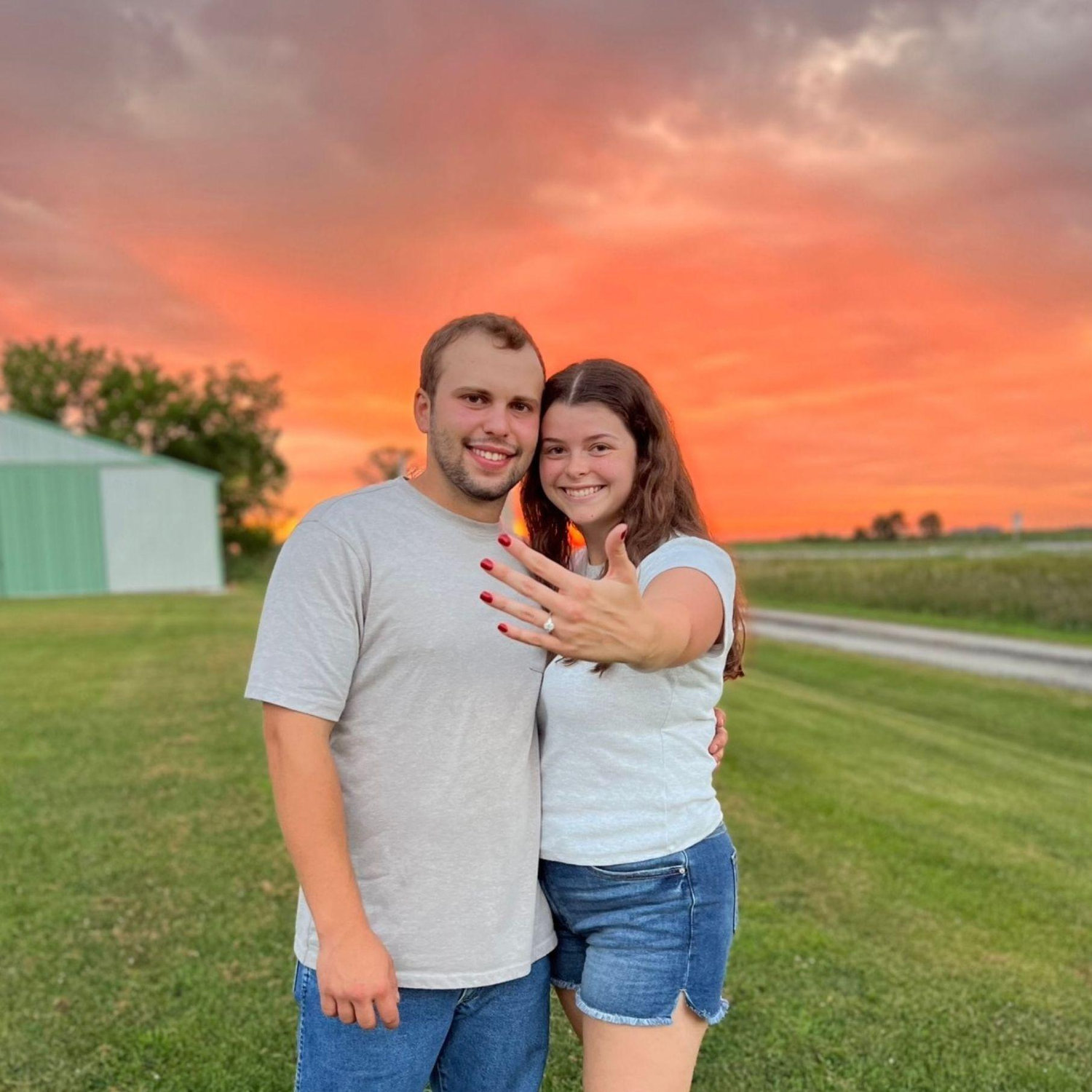 the day he proposed, the sunset was beautiful! - August 7, 2025