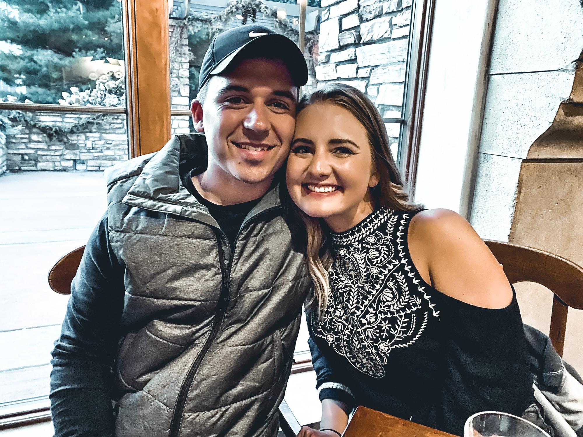 Out to eat for Michael’s birthday. 3/13/2020