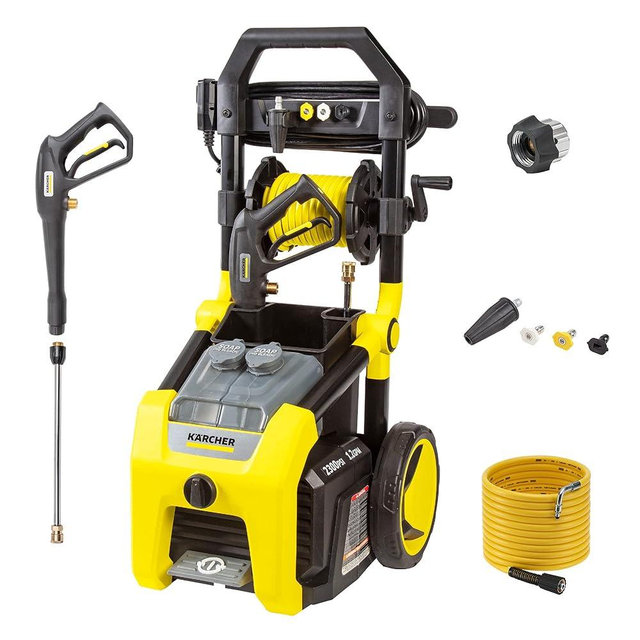 Kärcher - K2300PS - Max 2875 PSI - Electric Pressure Washer TruPressure - With 4 Spray Nozzles - Great for cleaning Cars, Siding, Driveways, Fencing and more - 1.2 GPM