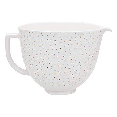 KitchenAid KSM2CB5PCS Ceramic Bowl 5-Quart Mixer- Confetti Sprinkle
