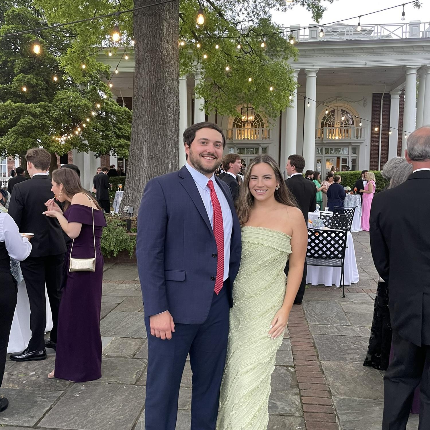At the Anderson's wedding in Richmond!