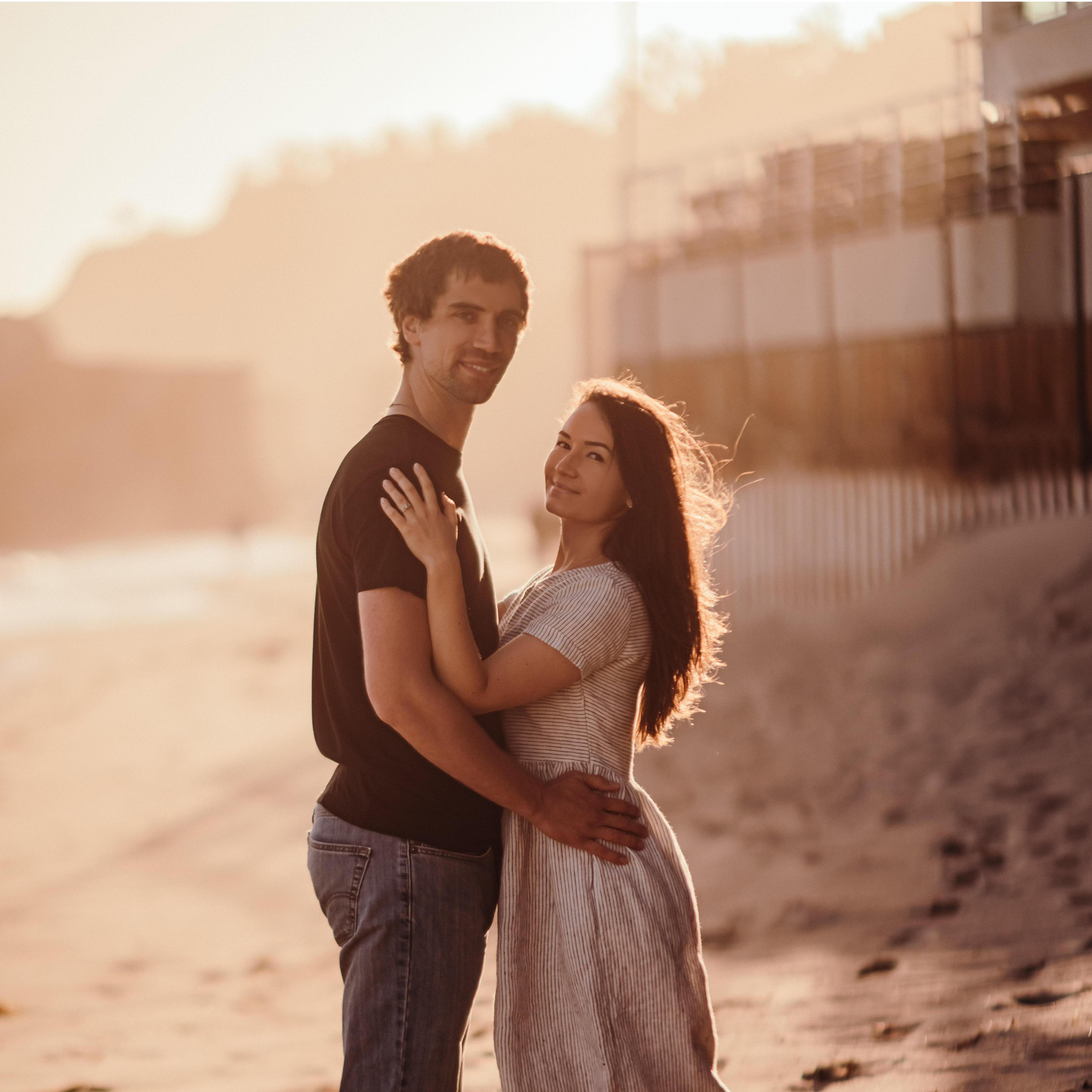 Our engagement photoshot at El Matador beach in Malibu [June 2020]