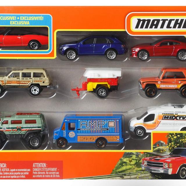 Matchbox 9-Car Gift Pack , Assorted (Styles May Vary)