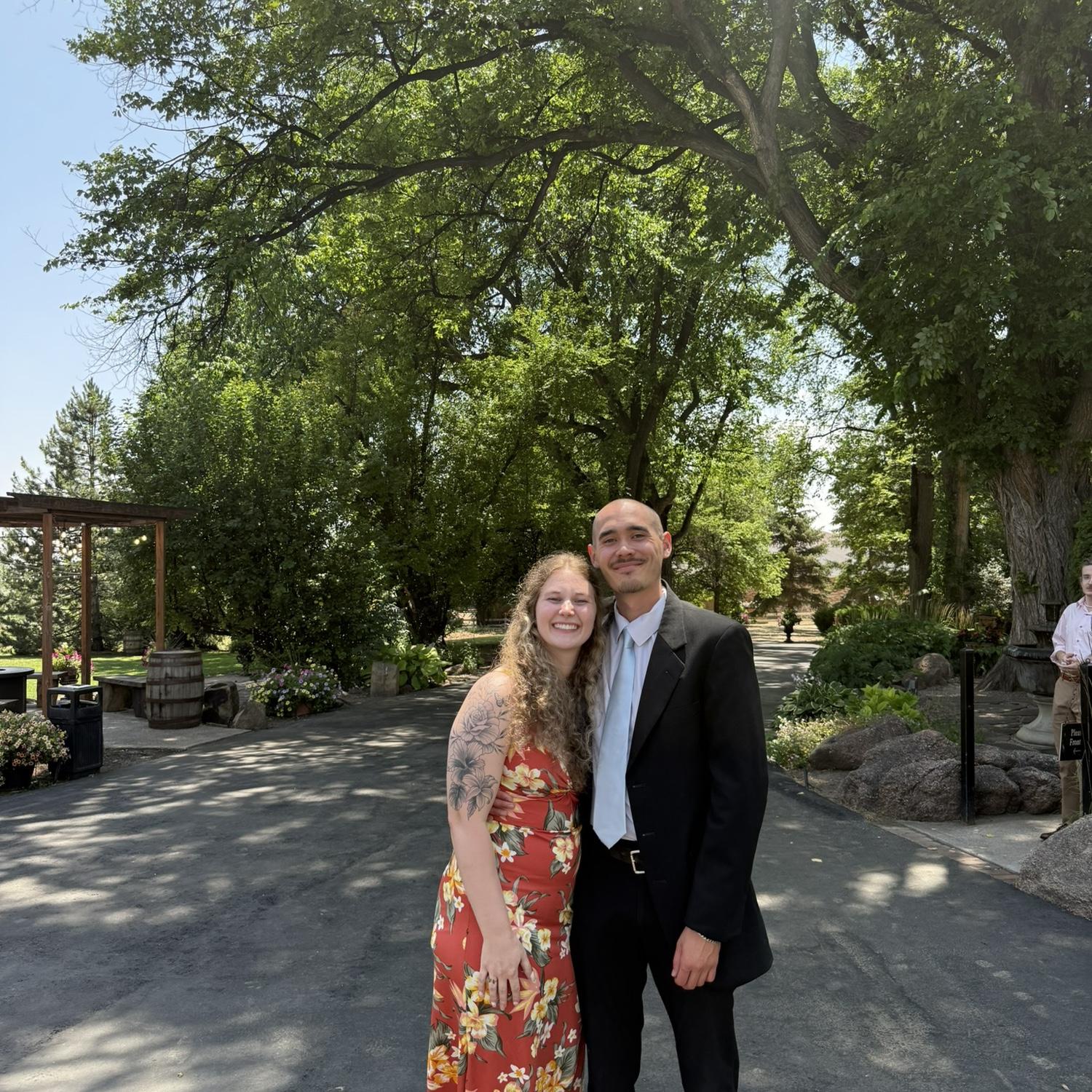 July 2025 - Celebrating our friend Blue and Kristin's wedding