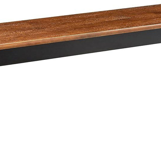 Boraam Bloomington Bench, Black/Cherry