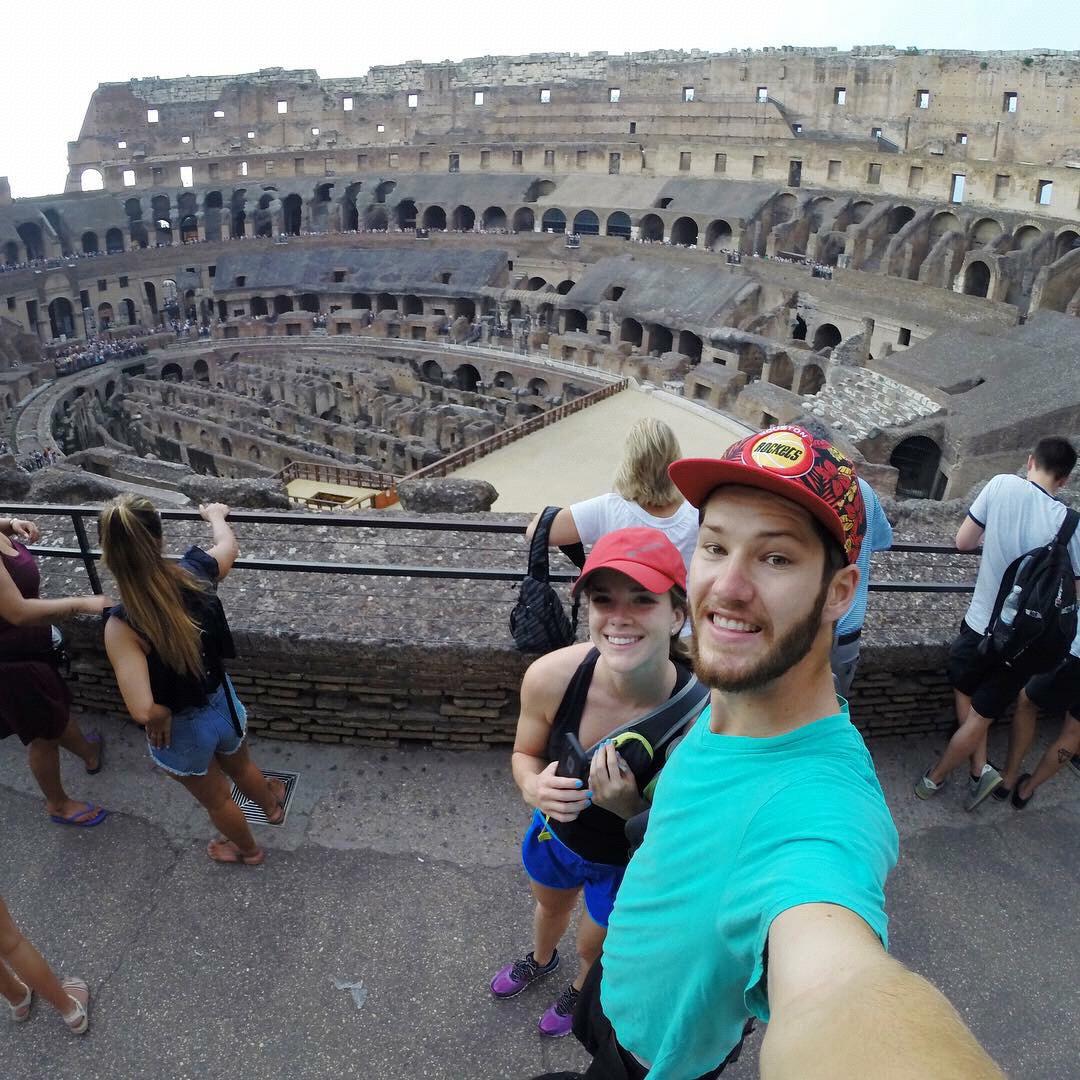One of our favorite sights in Rome, the Colosseum.