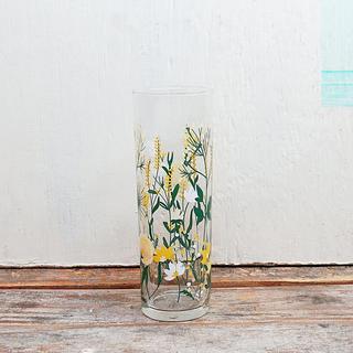 Floral Wildflowers Glass