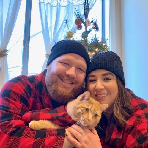 Our first Christmas with Milo!