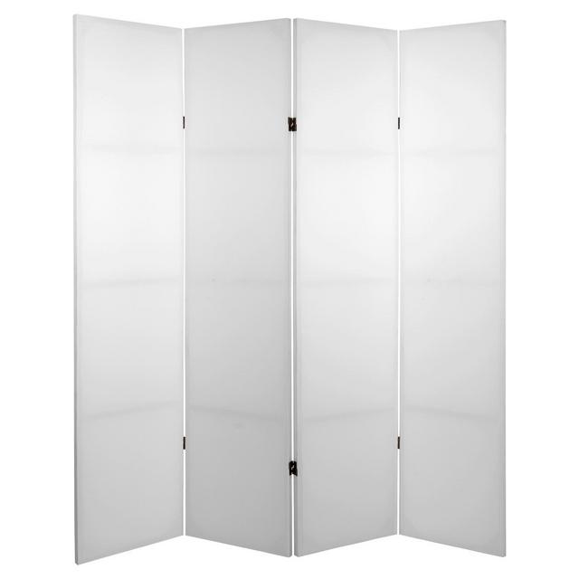 6 ft. Tall Do It Yourself Canvas Room Divider 4 Panel - Oriental Furniture
