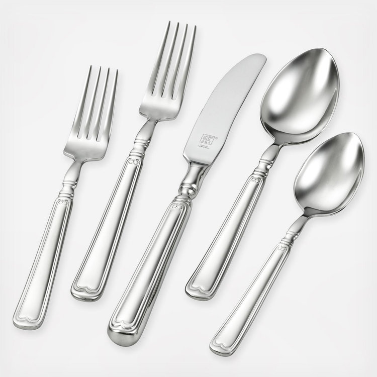 ZWILLING, Vintage 1876 Stainless Steel 45-Piece Flatware Set