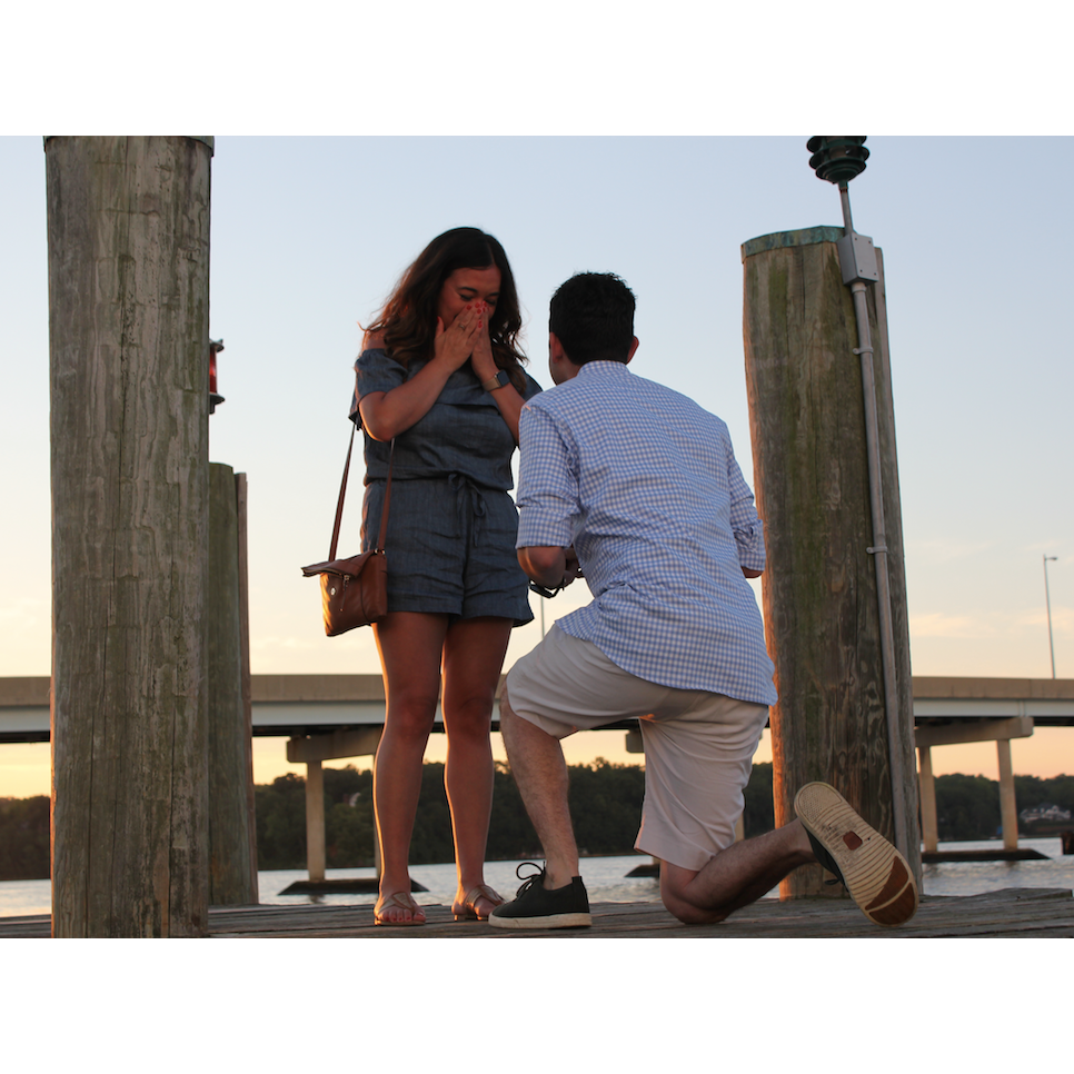 Right as Anthony was proposing in Annapolis!