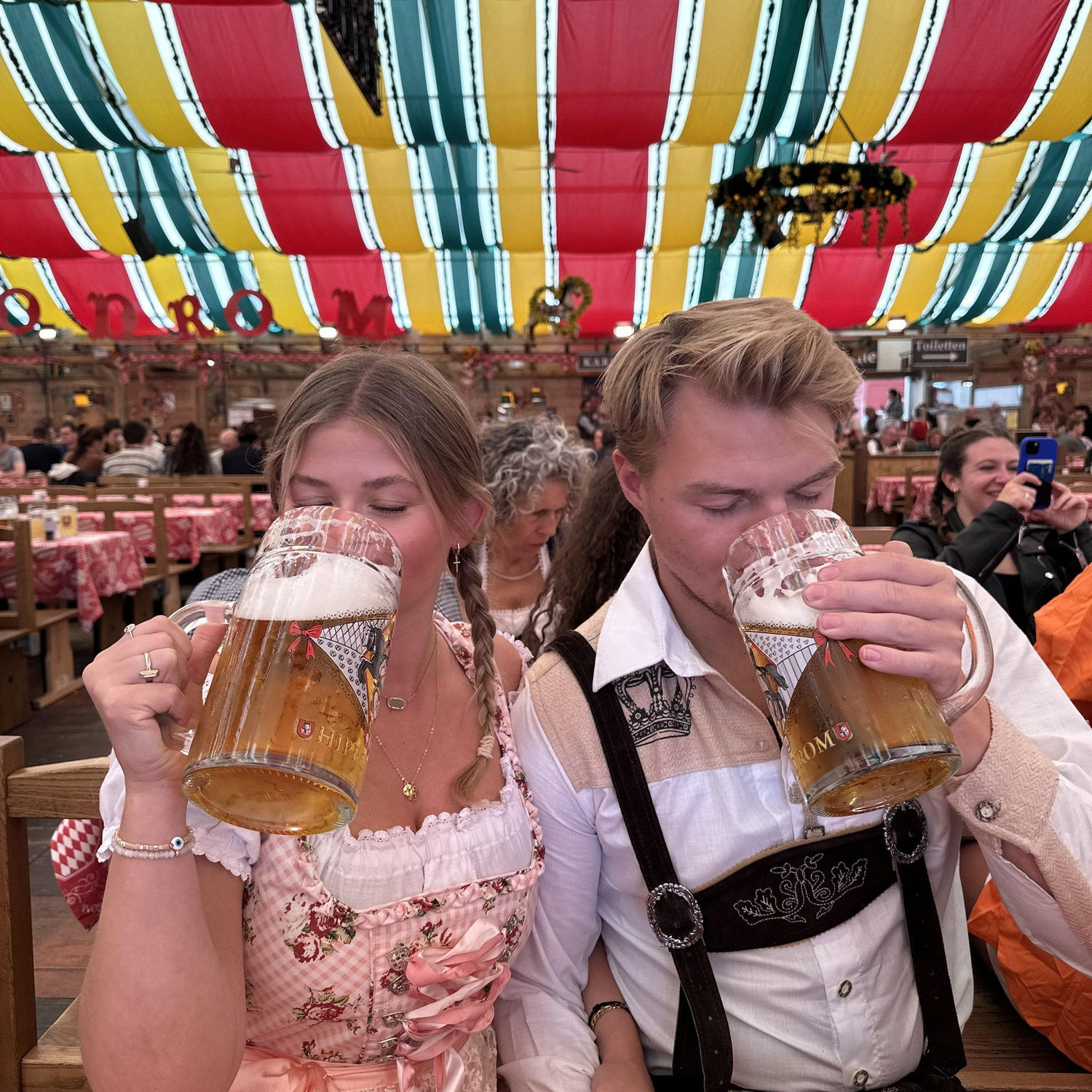 Frühlingsfest in Germany! We are both extremely German and could both seriously live in this country.