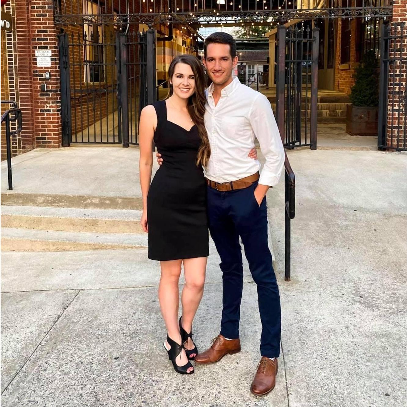 One of our first dates-We already knew we wanted to get married!
