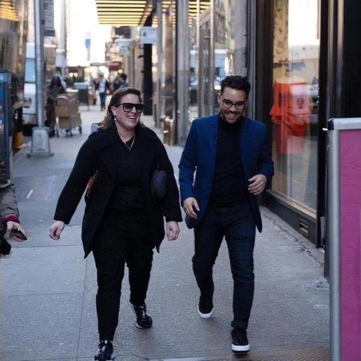 Jose and his Grooms-woman Siully, hard at work or hardly working??