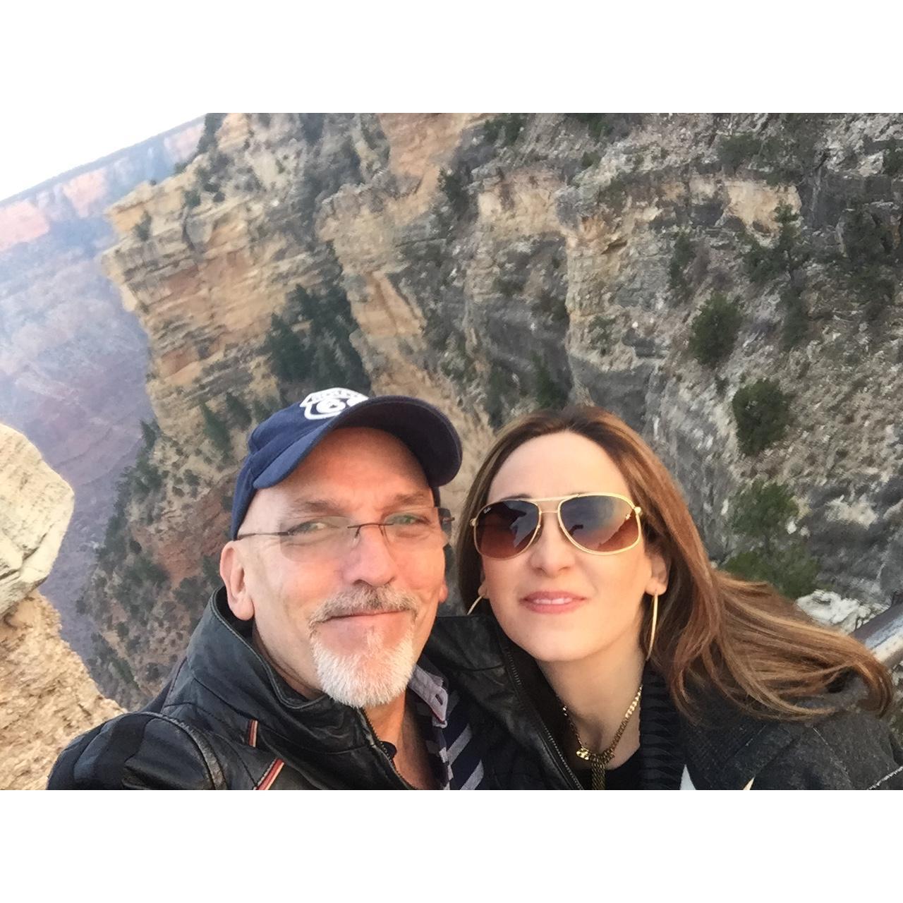 El el Gran Cañón de Colorado, South Rim, Arizona.