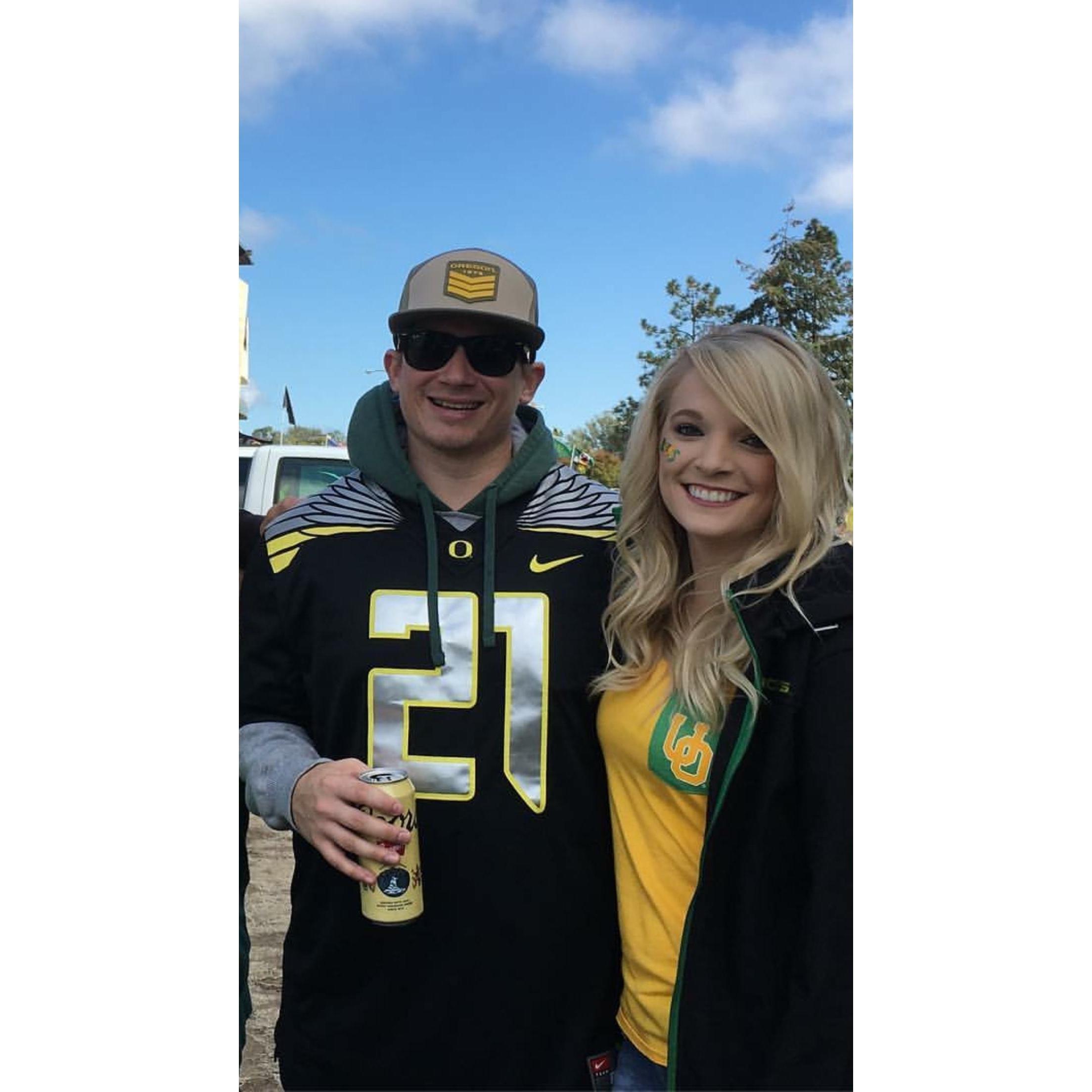 Our first Oregon Ducks Game 2016