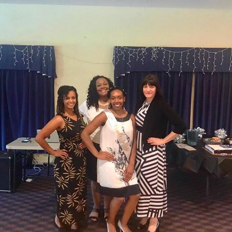 3 out of the 5 members of the Bride Tribe.  Massachusetts Wedding Shower <3