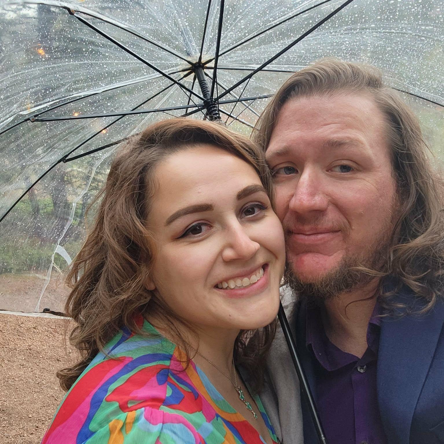 The wedding where Alyssa didn't catch the bouquet, but was the first one to pick it up off of the floor.