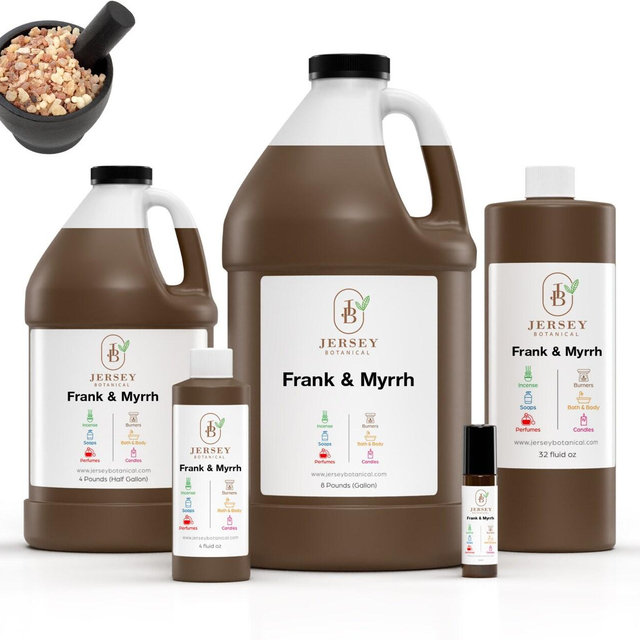 Frankincense & Myrrh Fragrance Oil Scented Oils For Body, Soap Making, Candle Making, Lotion, Perfume, Diffuser BUY 4 GET 2 FREE