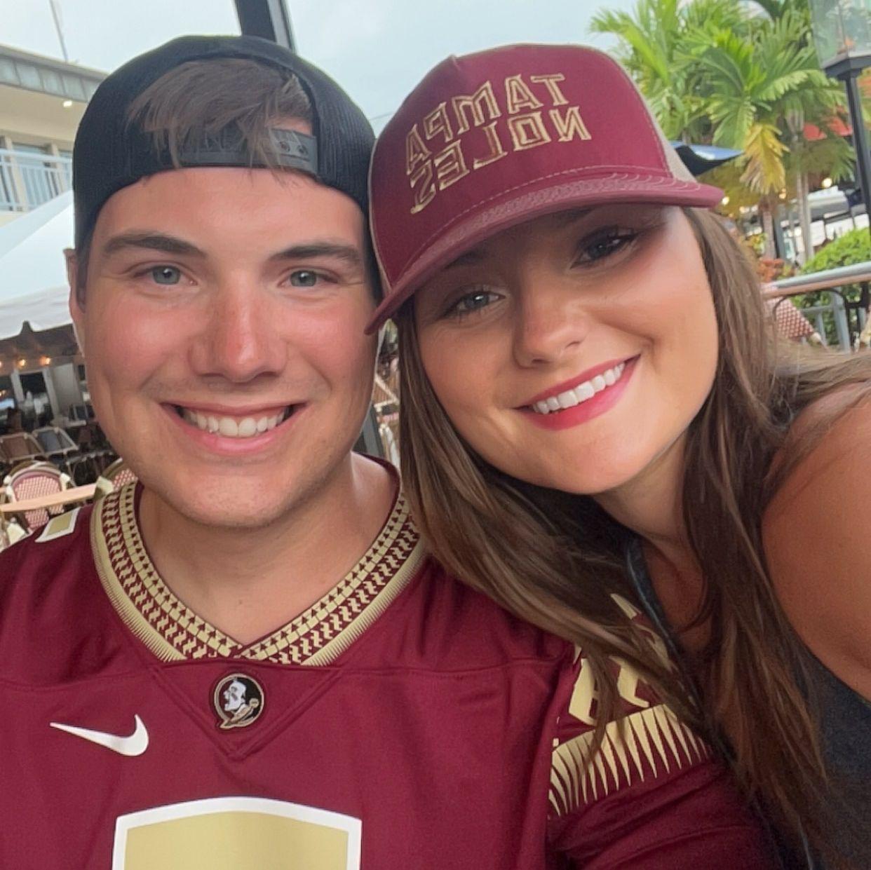 Cheering on the Seminoles