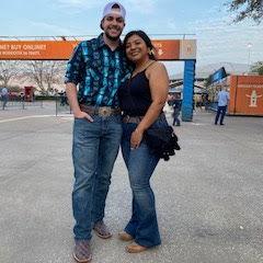 first time we went to thr rodeo together