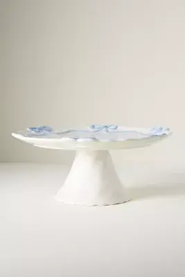Benedita Bow Ceramic Stoneware Cake Stand