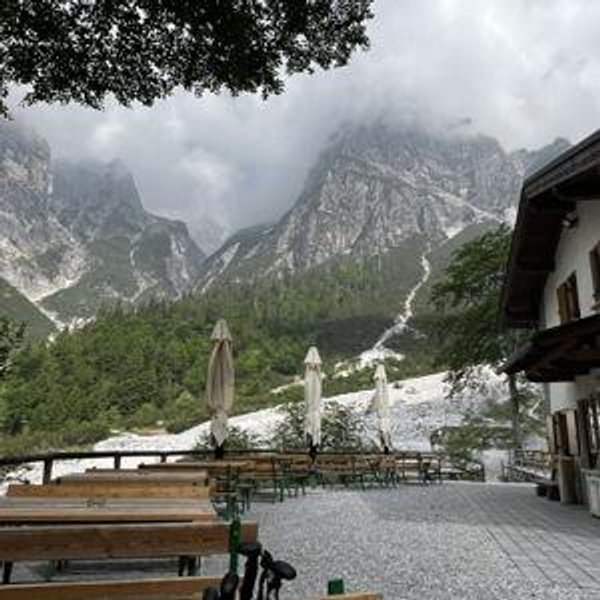 Lunch at a mountain rifugio