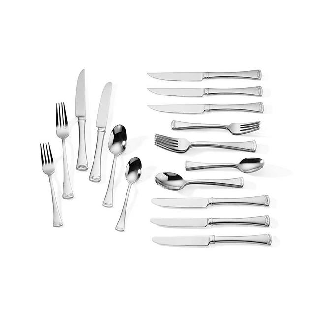 Lenox Portola 24-Piece Flatware Set, 4.60 LB, Multi