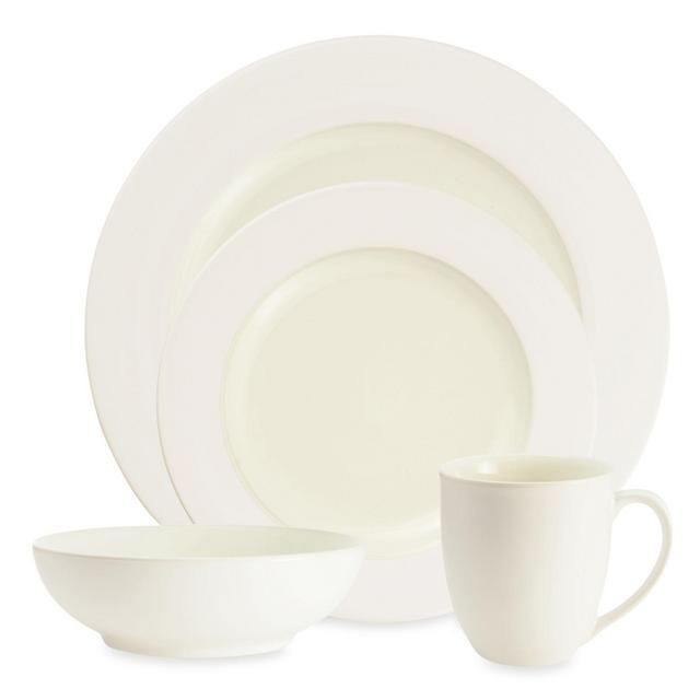 Noritake® Colorwave Rim 4-Piece Place Setting in White