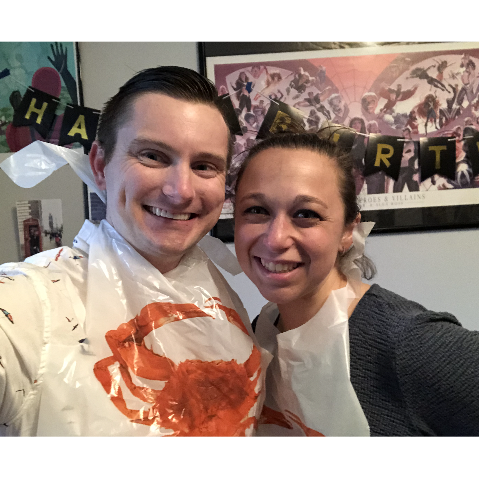 I'm not crabby about getting to spend my birthdays with Sharie.