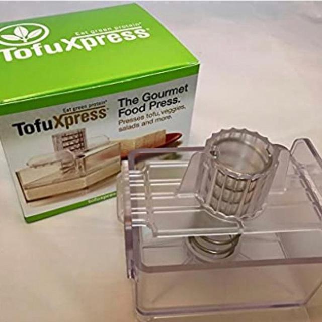 TofuXpress Gourmet Tofu Press / Marinating Dish - Clear