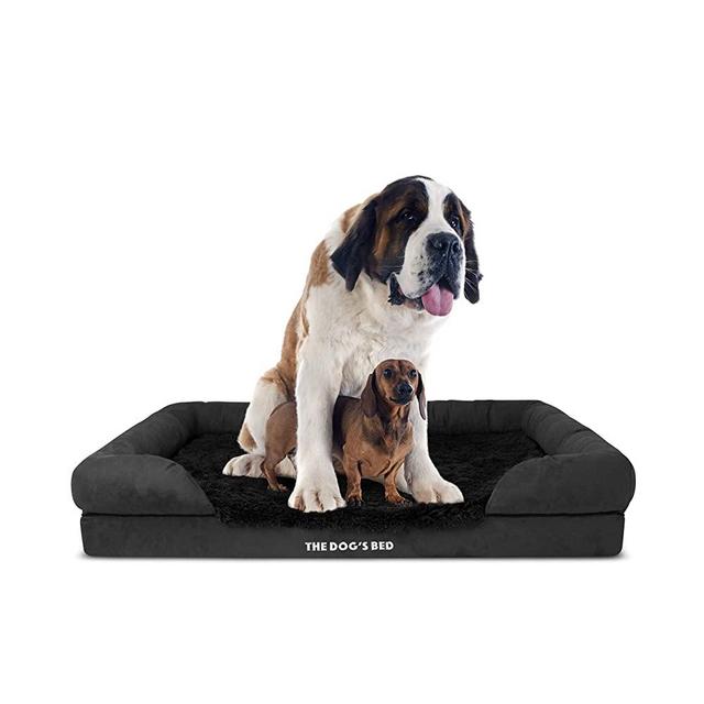 The Dog’s Bed Orthopedic Dog Bed, Waterproof, Premium Memory Foam S-XXL, Dog Pain Relief for Arthritis, Hip & Elbow Dysplasia, Post Surgery, Lameness, Senior Supportive, Calming Bed, Washable Cover