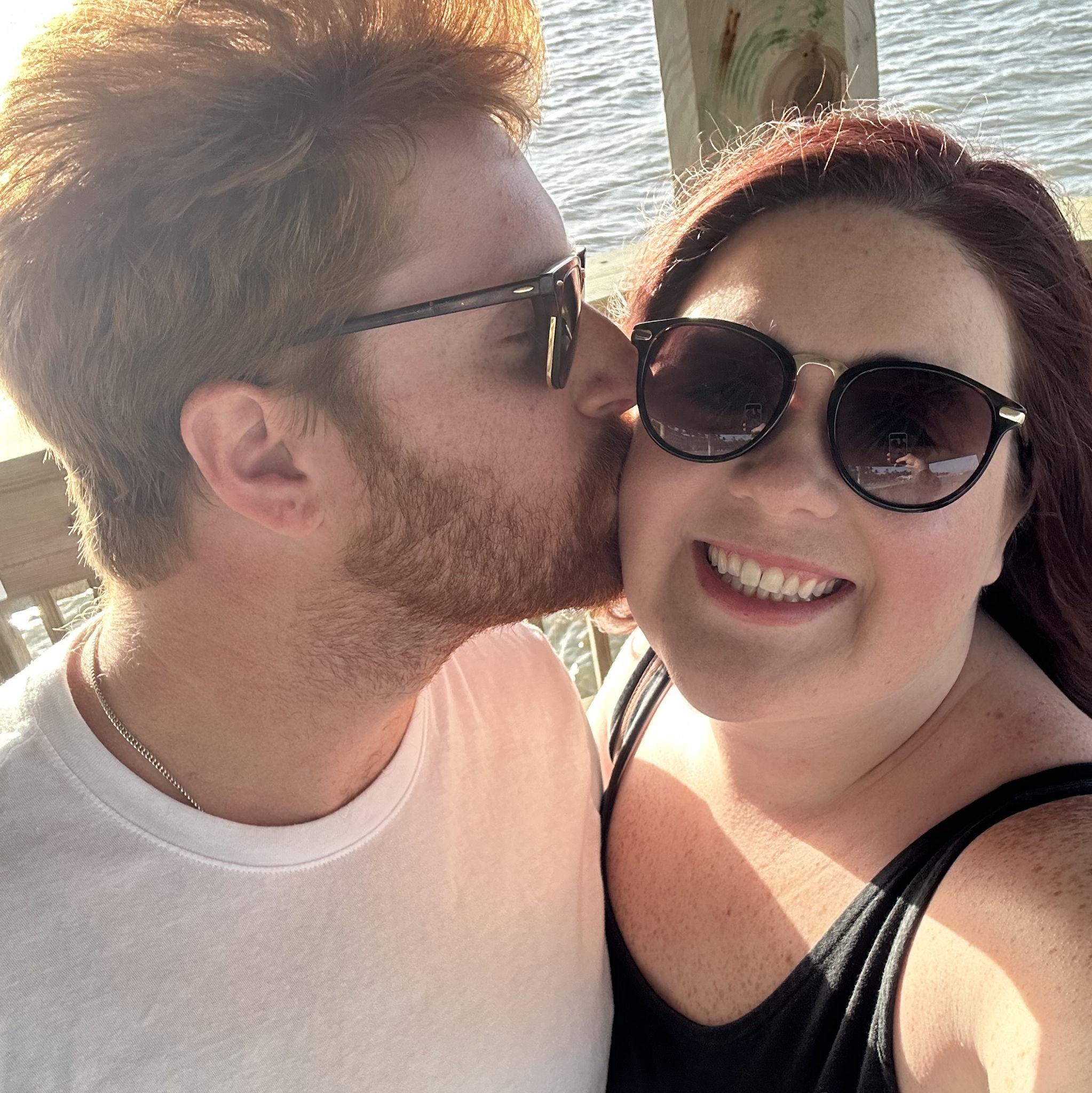 A final picture (for now!) at the spot we got engaged at!